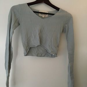 KNITZ by For Love & Lemons X UO. Cropped Sweater